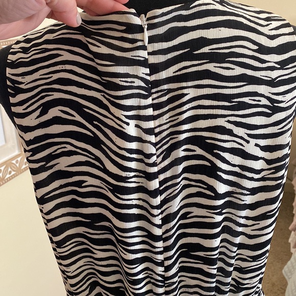 Zebra print J.Crew size 8 dress - Picture 6 of 6